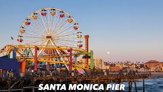 Santa Monica Pier Walk 2024  Los Angeles California [upl. by Kajdan]