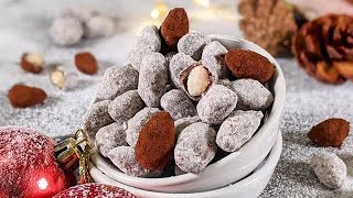 Amandes au chocolatFriandise de Noël comme au marché de Noël 1 goûter en famille pour les vacances [upl. by Virgilio256]