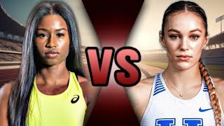 Abby Steiner vs Candace Hill  Track And Field 2024  Race Preview [upl. by Wernher211]