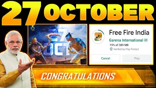 27 OCTOBER🔥FREE FIRE INDIA DIWALI EVENTS ALL REWARDS🔥  FREE FIRE INDIA KAB AAYEGA🔥  IMPOSSIBLE🎯 [upl. by Vally]