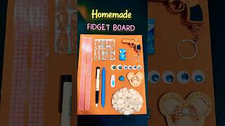 Making a DIY FIDGET BOARD 😱😳 highly satisfying ASMR shorts craft diy [upl. by Hach]