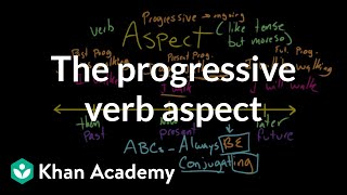 Progressive Aspect  The parts of speech  Grammar  Khan Academy [upl. by Nosreve]