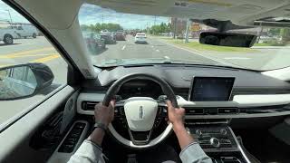 2023 Lincoln Aviator Black Label 30 TT V6 POV Test Drive [upl. by Adnoryt862]