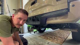 How to Replace the OEM Hitch Receiver on a 3rd Gen Toyota Tacoma  Bumper Removal [upl. by Turk]