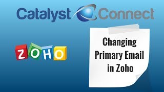 Changing Primary Email in Zoho [upl. by Erdeid114]