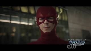 Barry Learns About Olivers Sacrifice Crisis on Infinite Earths Crossover HD [upl. by Akamahs]