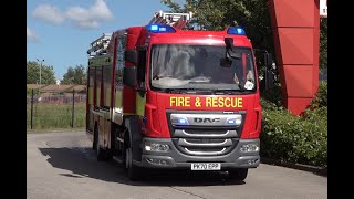 Lancashire Fire amp Rescue Service  Blackburn Second Pump  Turnout [upl. by Einahpad]