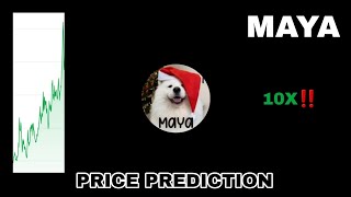 MAYA TOKEN TO THE MOON‼️ MAYA PRICE PREDICTION 10X GAINS‼️ NEXT SOLANA MEMECOIN WILL MAKE MILLIONS [upl. by Bubb]