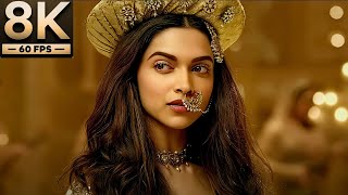 8K Remastered  Deewani Mastani  Deepika Padukone  Bajirao Mastani [upl. by Haff]