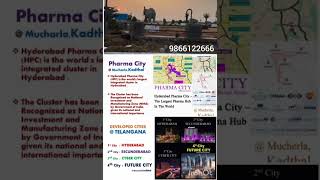 Villa Plots near 4thFuture city of Hyderabad near Mucherla Pharma City [upl. by Nauqit]