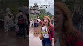 The champagne won her over 🥂 disneyland disneylandparis americaninparis funny usavsfrance [upl. by Aday]