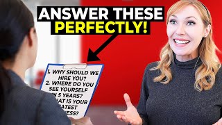 How to Answer the 7 Most Common Interview Questions  Best Answer Examples [upl. by Rudman651]