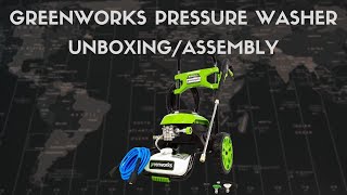 Unboxing amp Assembling the Greenworks 2100PSI Pressure Washer StepbyStep Guide [upl. by Athene710]