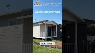 Customized Prefab Tiny House  Prefab aframe Cabins [upl. by Nenerb569]