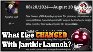 What Else Changed In The Janthir Launch Patch  August 21st Guild Wars 2 News [upl. by Campos768]