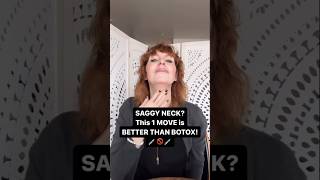 Saggy Neck Try This Natural Fix 💫 naturalskincare neckworkout womenover40 [upl. by Althee]