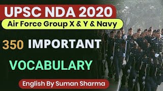 Indian Airforce Most Important 350 Vocabulary by Suman Sharma [upl. by Nolyat]