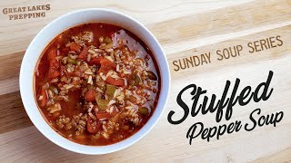 Classic Stuffed Pepper  Sunday Soup [upl. by Friedland]