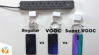 Super VOOC vs VOOC vs Regular Charging OPPOs fast charging evolution [upl. by Bowler]