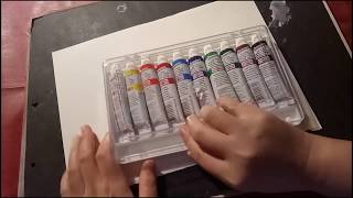 KOHINOOR Set of Tempera Colour Paint Pack of 10  Unboxing amp Swatch Test [upl. by Leila]