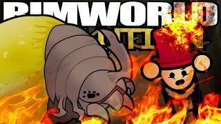 Enormous Insectoid Fire Boss VS My Stockpile  Rimworld Evolution 4 [upl. by Emory]