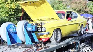 Ford Capri 20 Ohc Turbo  on Rolling Road Dyno [upl. by Leelahk]