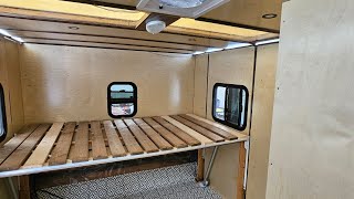 Camper build progress walk around [upl. by Aalst286]