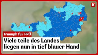 Die neue Karte – so blau ist jetzt Österreich [upl. by Coplin482]