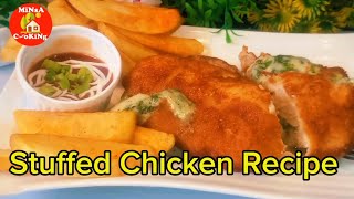 Stuffed Chicken Recipe Mouthwatering Stuffed Chicken [upl. by Judas]