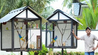 DIY Bird Cage  കുറഞ്ഞ ചിലവിൽ വേറെ ലെവലൊരു കിളിക്കൂട്  How to Make Bird Cage at Home [upl. by Einwat]