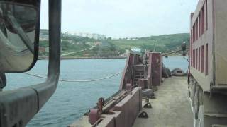 Ferry from Russian Island to Vladivostok timelapse [upl. by Liddie847]