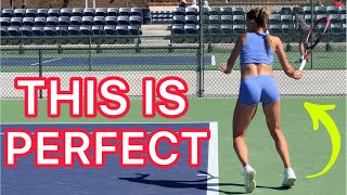 How To Hit Perfect Topspin Forehands Pro Tennis Technique Explained [upl. by Nesta]