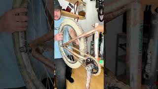 The Worlds Most INSANE Rusty BMX⁉️😱😳 Extreme BMX Bike repair bike asmr shorts [upl. by Elle545]