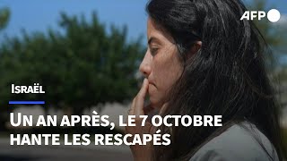 Attaque du 7 octobre un an après lhorreur hante les rescapés israéliens  AFP [upl. by Krucik]