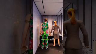 Office Design Hack Secret Door to Secretarys Room shorts [upl. by Anoek927]