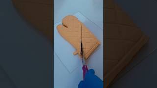 How to make realistic oven glove cake Real or cake challenge [upl. by Kellen]