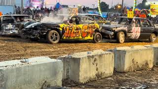 Cecil County Fair Demolition Derby 6 Cylinder Heat 2 72724 [upl. by Igor17]