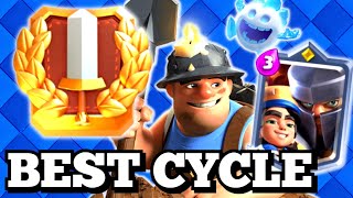 EASY 12 WIN GRAND CHALLENGE with BEST MINER CYCLE DECK  Clash Royale [upl. by Nelson]