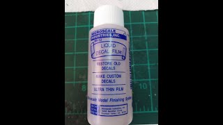 How to use MICROSCALE LIQUID DECAL FILM [upl. by Zacek]