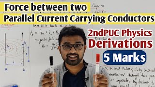 Lecture 29  Force Between Two Parallel Current Carrying Conductors  Electromagnetism [upl. by Pate]