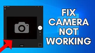 How to fix camera not opening on laptop windows 10  camera not working on windows 10 laptop [upl. by Loos467]