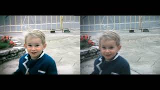 8MM Film Restoration including enhancement using AI [upl. by Eybbob]