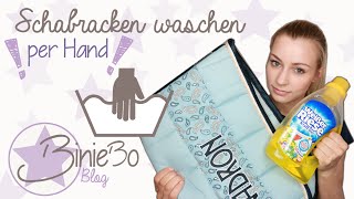 HOW TO Schabracken per Hand waschen  WIE NEU [upl. by Anelaf]