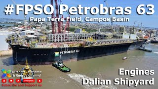 FPSO Petrobras P63 at Shipyard [upl. by Annenn913]