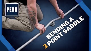 How to Bend a 3 Point Saddle in Conduit [upl. by Tenn]