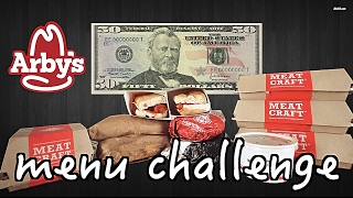 ARBYS 50 MENU CHALLENGE [upl. by Nimocks]