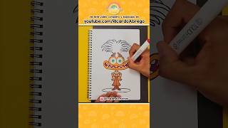 Cómo dibujar a Ansiedad de intensamente2 tutorial [upl. by Ahsimac]