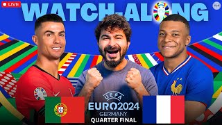 Portugal v France  UEFA Euro 2024  LIVE Reaction amp Watchalong [upl. by Norag914]