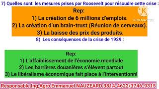 Science sociale Question d’examen La crise de 1929  pa ale konpoze sanw pa konnen yo 💯 motivasyon [upl. by Phineas]