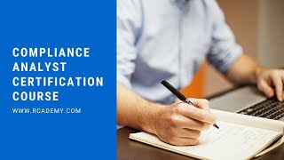 Compliance Analyst Certification Course [upl. by Adrell498]